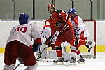 Michal Polek ped brankou brn vythlho tonka soupee |  autor: Luk Bajgar